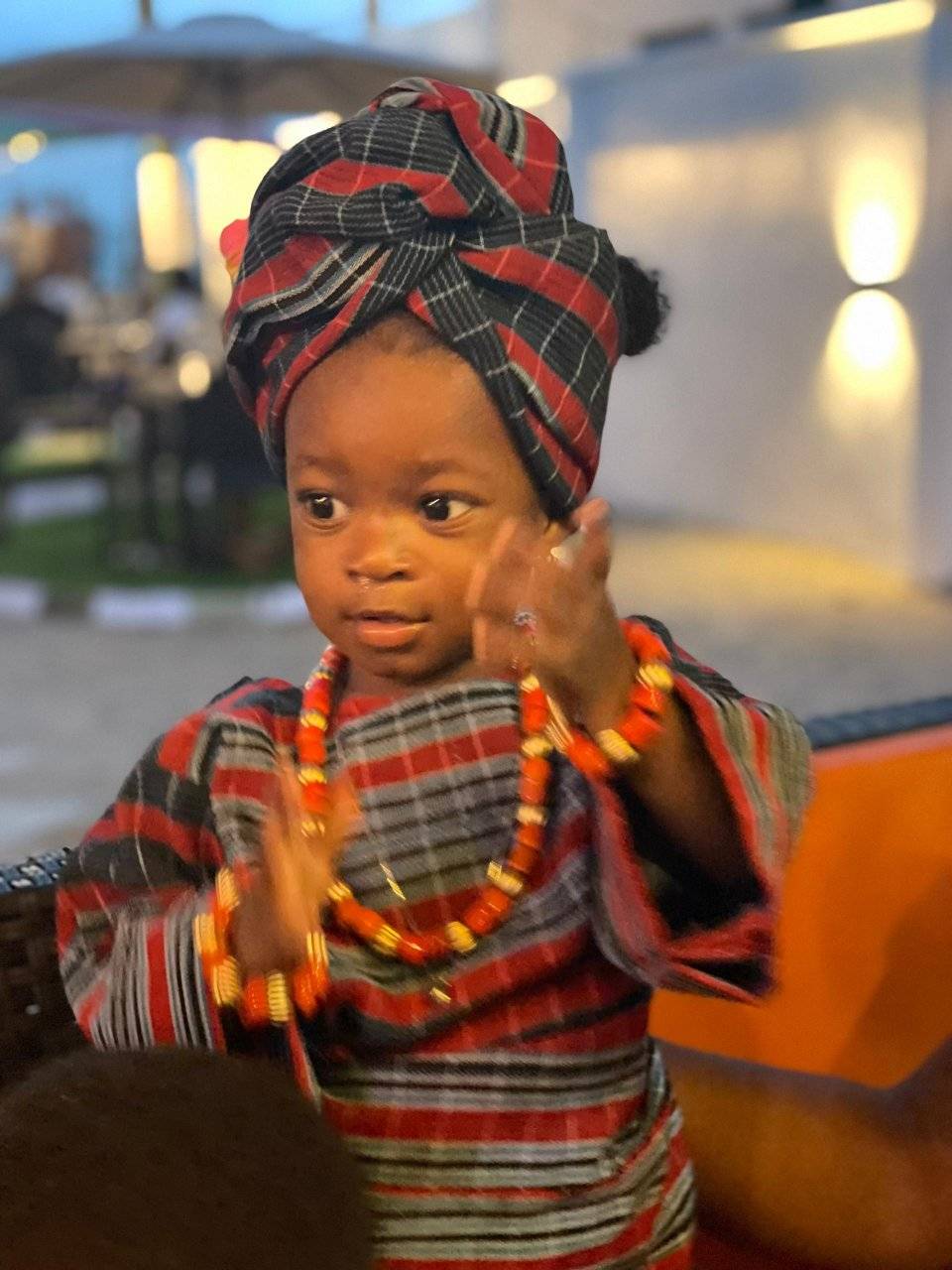 Baby dressed on ashoke apparel